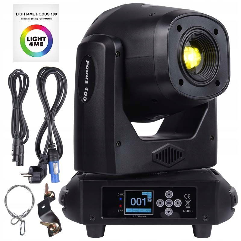 LIGHT4ME Focus 100 Spot Pryzma Led pohyblivá hlava