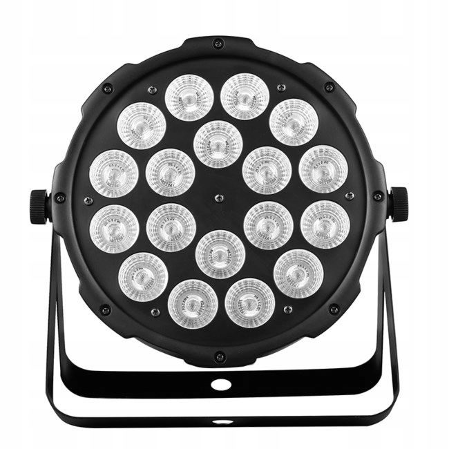 LIGHT4ME Hexo Par 18x12W Rgbwa-uv reflektor scény