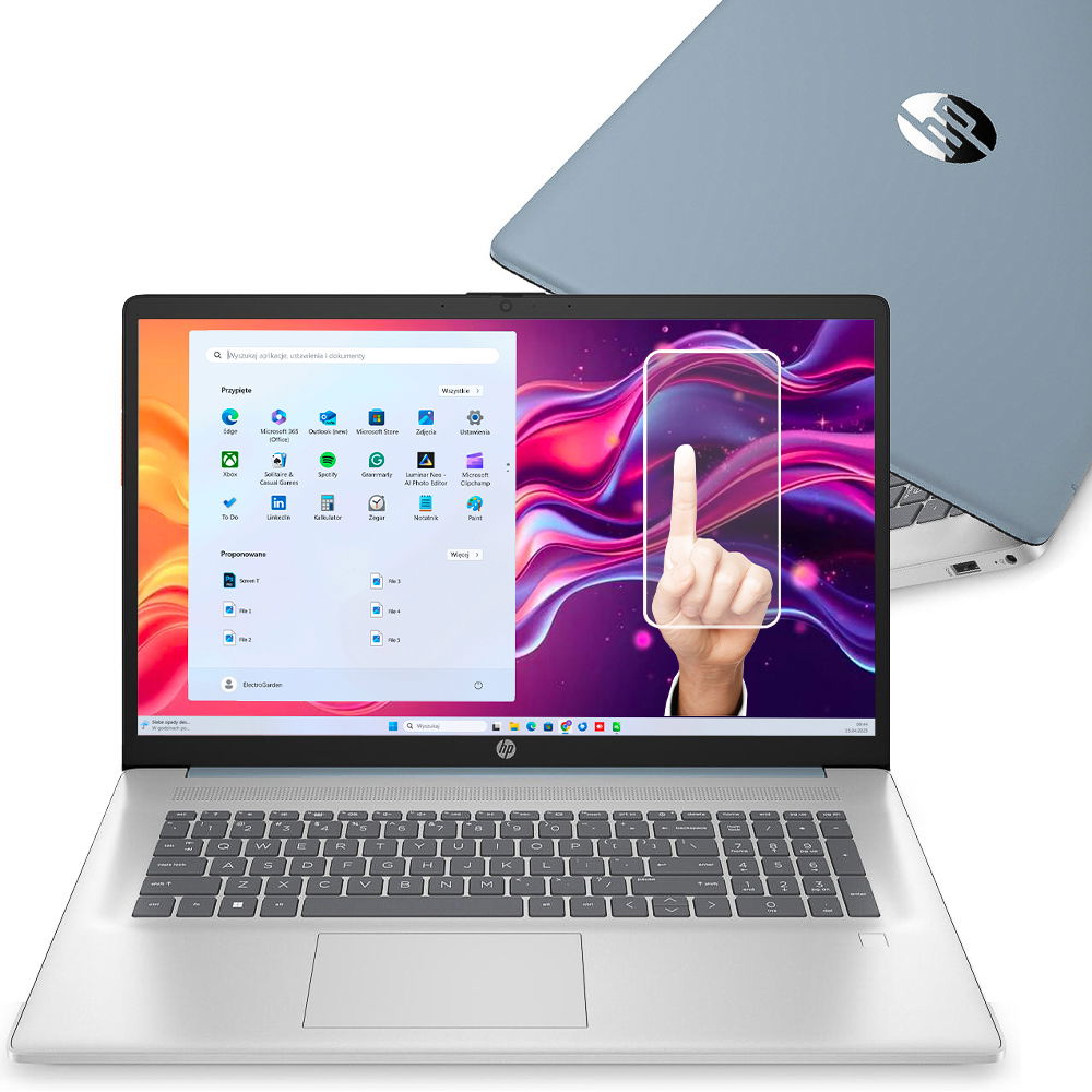 Limitovaný Notebook Hp 17 Dual Core 4GB DDR4 Ssd Hd+ Touch Blk Fp W11