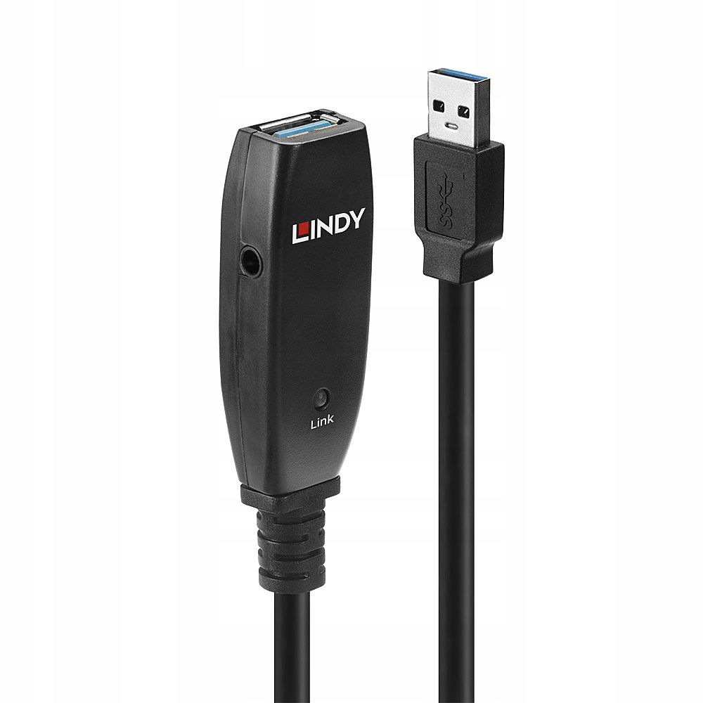 Lindy 43322 Usb kábel Usb 3.2 Gen 1 (3.1 Gen 1) 15 m Usb A čierny