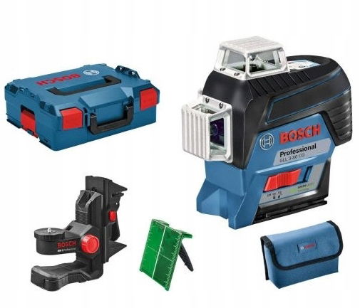 Lineárny Laser Gll 3-80 CG+BM1 L-boxx Zelený Lúč Sólo