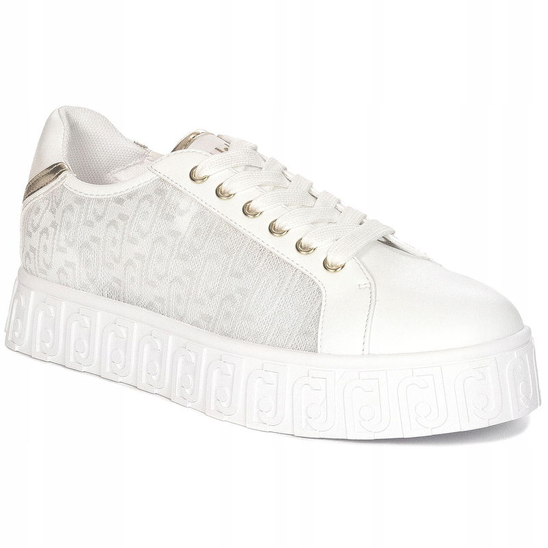 Liu Jo Tenisky na platforme Lovely 02 White biele BA4119 TX399 veľ.38