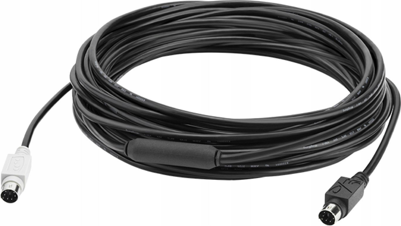 Logitech Group 10 m Extender Cable kábel PS/2 6-p Mini-DIN čierny