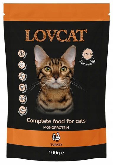 Lovcat Pure Turkey vrecko 100 g