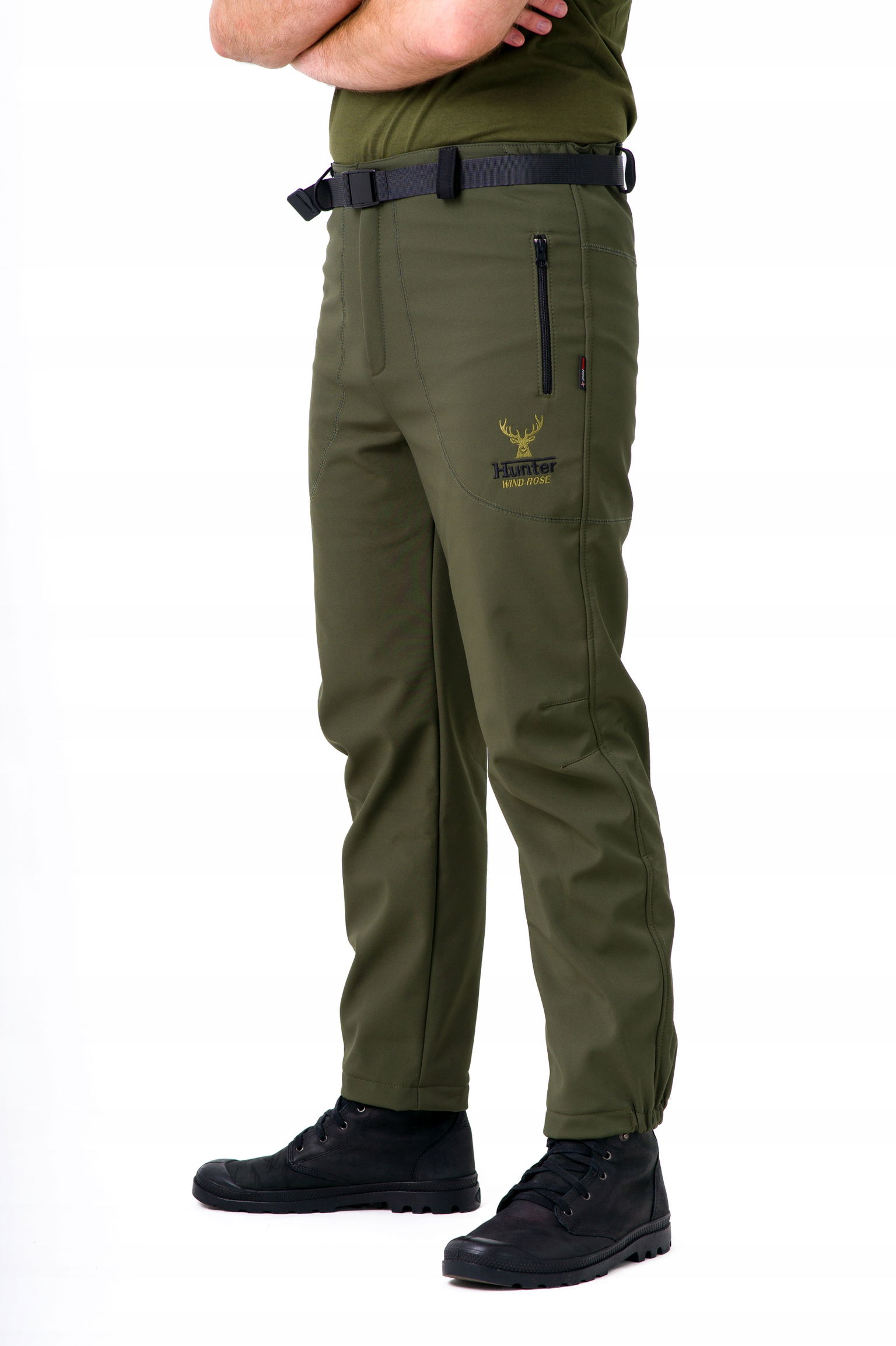 Lovecké Nohavice Hunter Softshell ZELENÁ-2XL