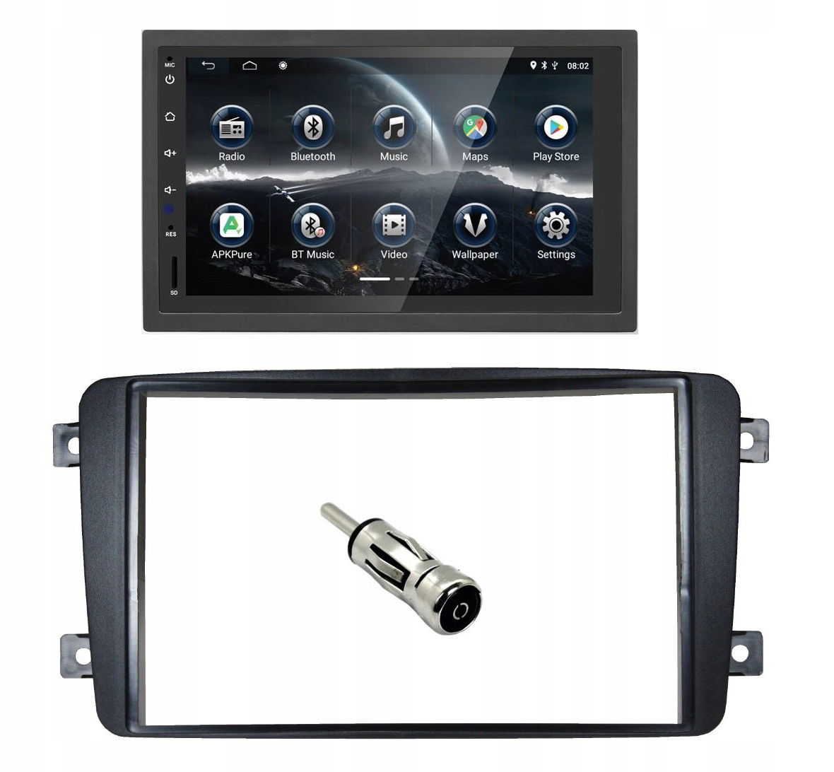 Ltc AVX8200BT rádio Android Bt Mercedes W203
