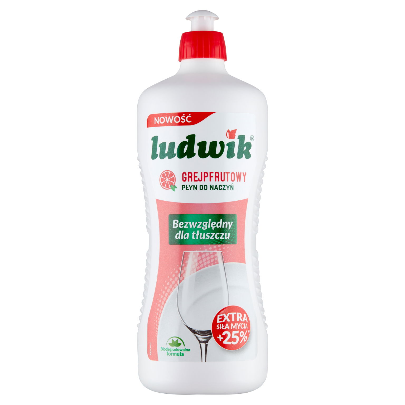 Ludwik Grejpfrutový Tekutý prostriedok na umývanie riadu 900 ml