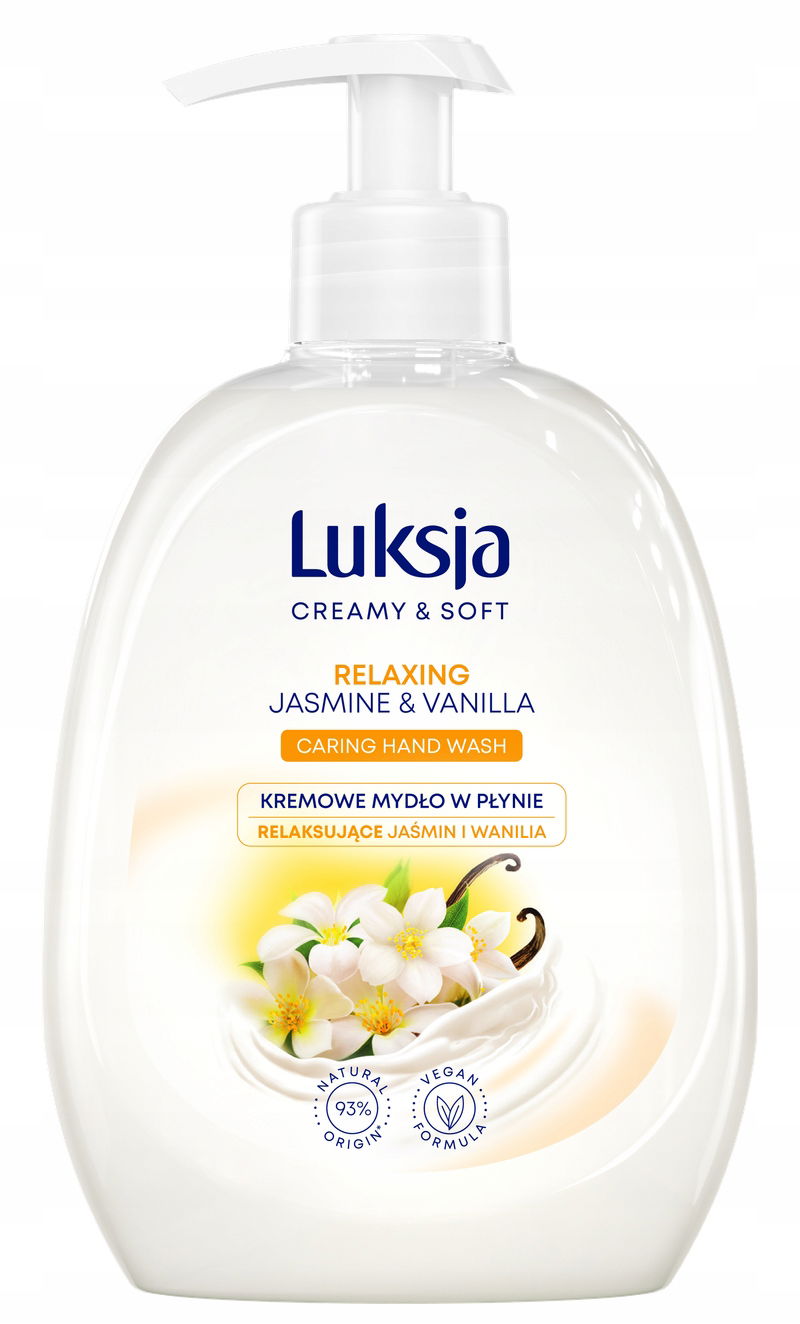 Luksja Creamy & Soft Krémové tekuté mydlo Jazmín a Vanilka 500 ml