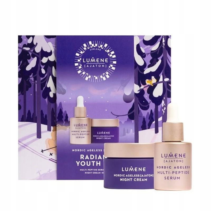 Lumene Nordic Ageless [Ajaton] sada séra 30 ml krém na tvár 50 ml