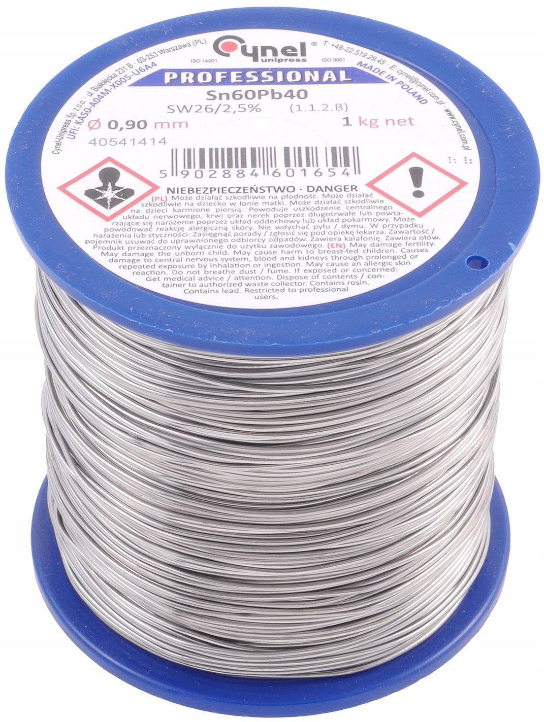 LUT0106-1000 Cín 0.90 mm/1 kg Sn60Pb40 Cynel