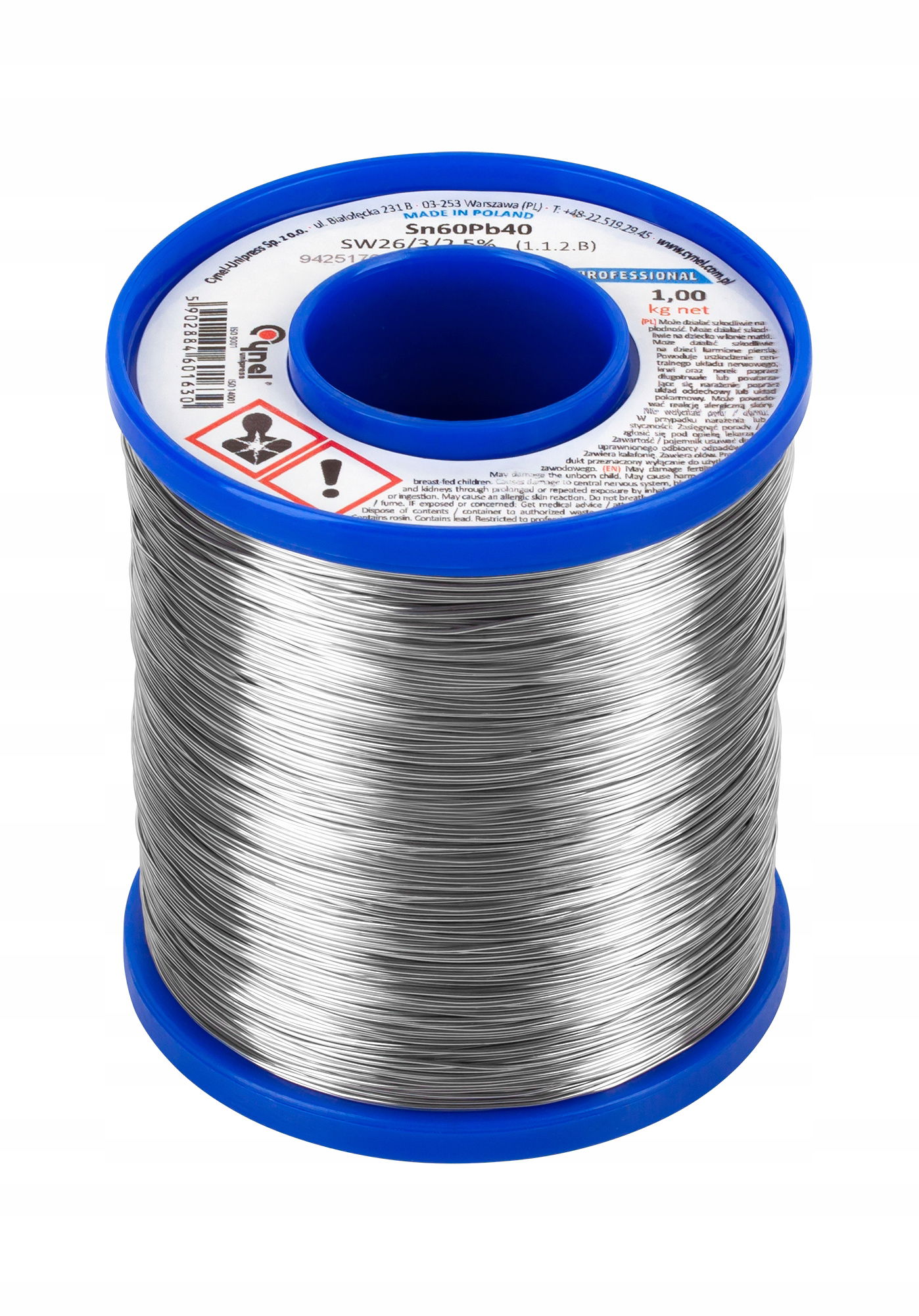 LUT0110-1000 Cín 2 mm/1000 g Sn60Pb40 Cynel
