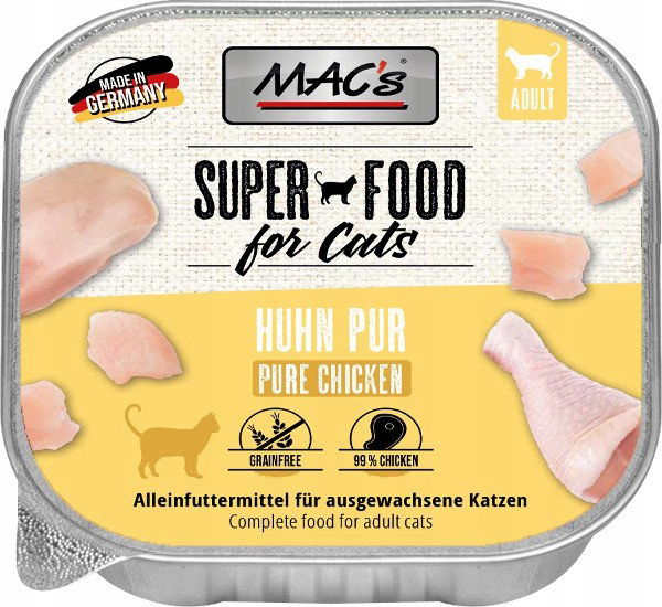 MAC's Cat Food Mokré krmivo pre mačky Kuracie Mäso 100 g