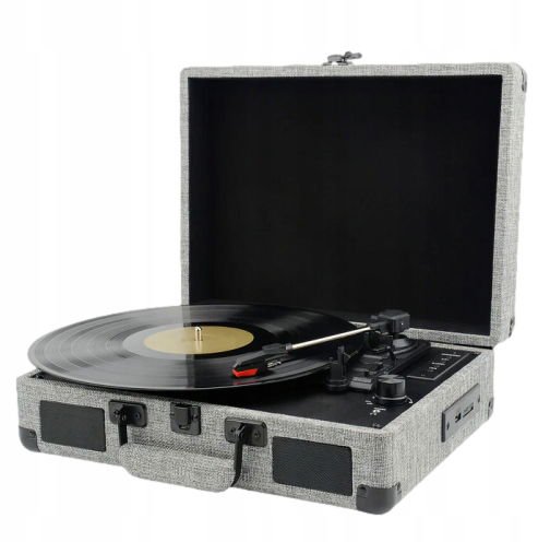 Maginon Gramofón Retro kufor Bt skladanie stereo diskov výstup Rca Usb