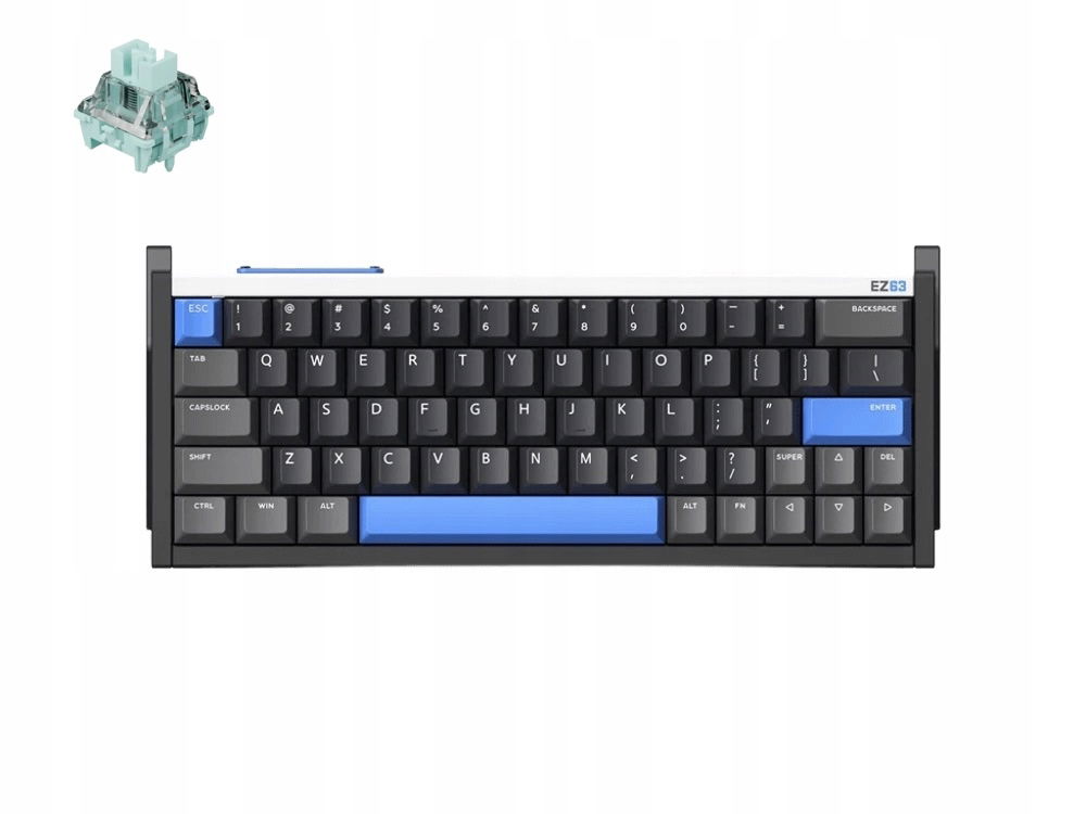 Magnetická herná klávesnica Iqunix EZ63 Magnetic Jade Gaming
