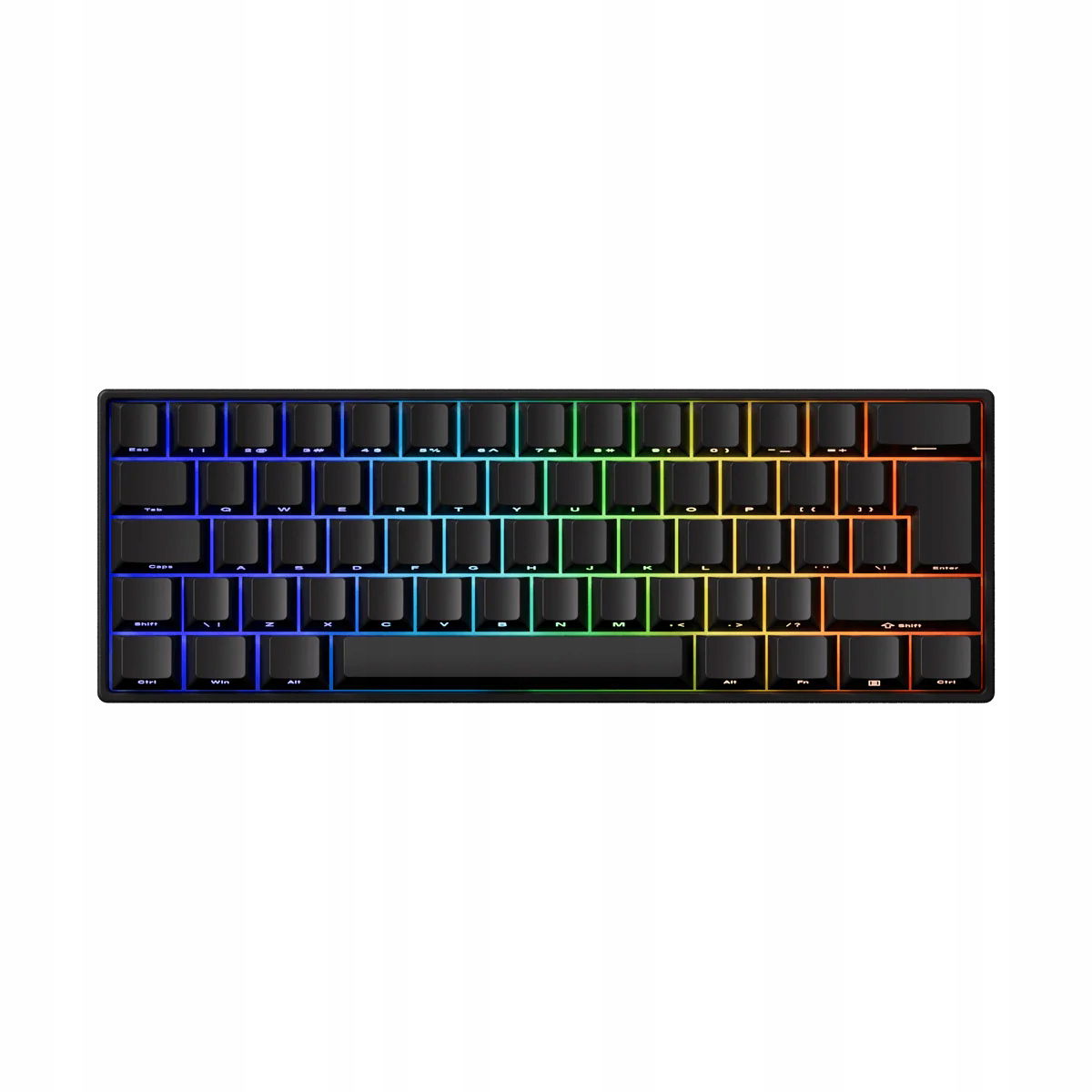 Magnetická klávesnica MonsGeek Fun60 Pro – Black Side Print Rapid Trigger