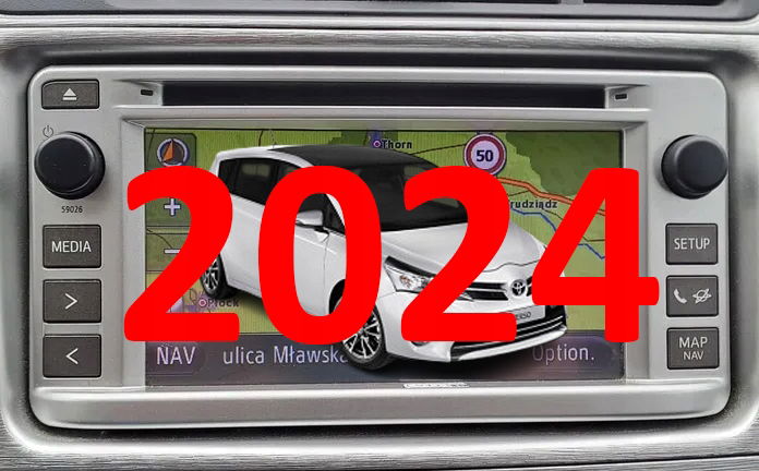 Mapa Toyota Verso (2011-2013) Toyota Touch Go