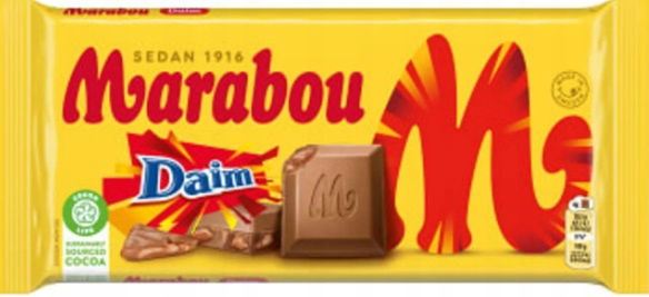 Marabou Daim Čokoláda 160 g