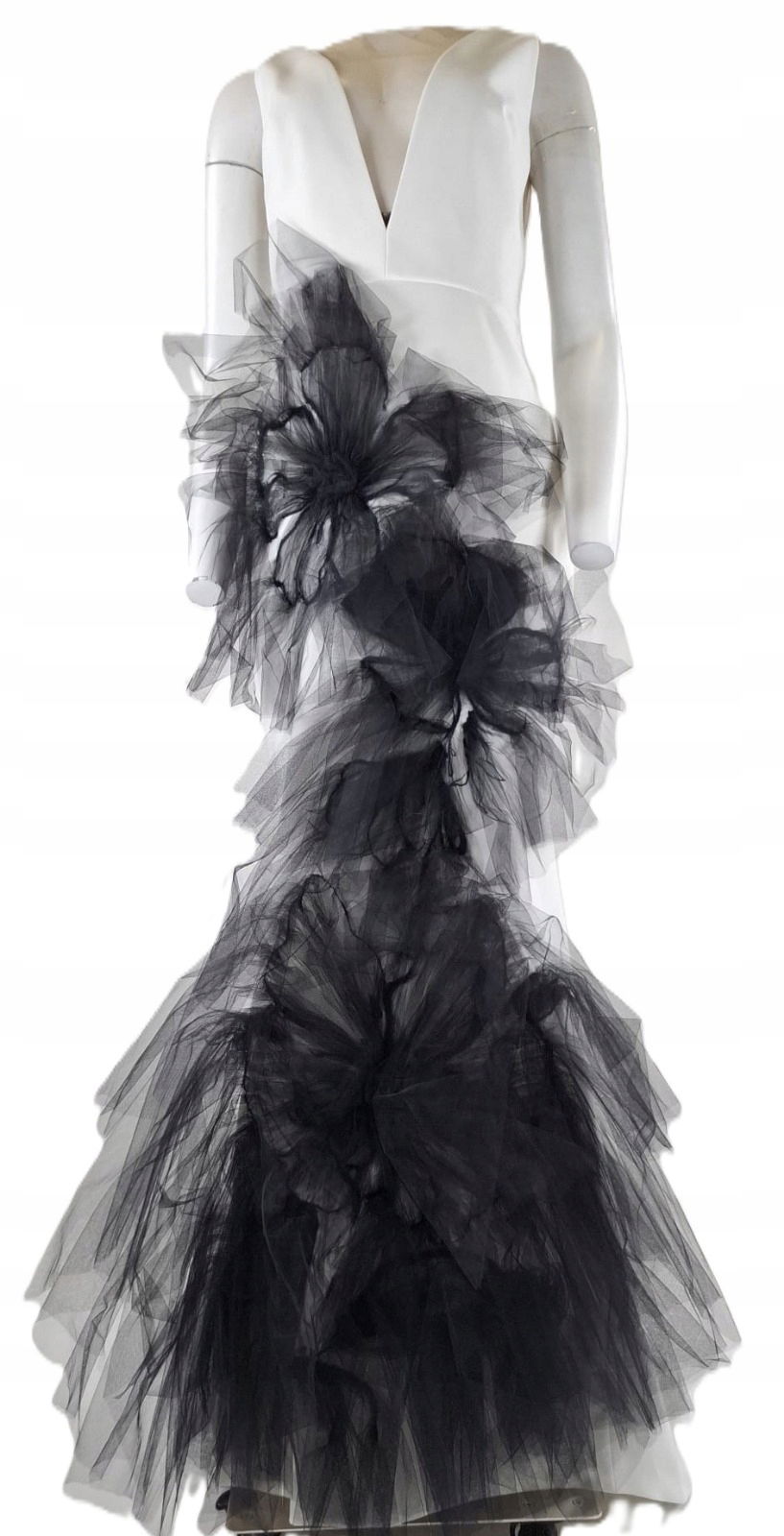 Marchesa V Neckline Stretch Balová sukňa veľ.38
