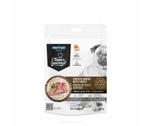 Maškrty pre psa Tapas Gourmet 190g kurča