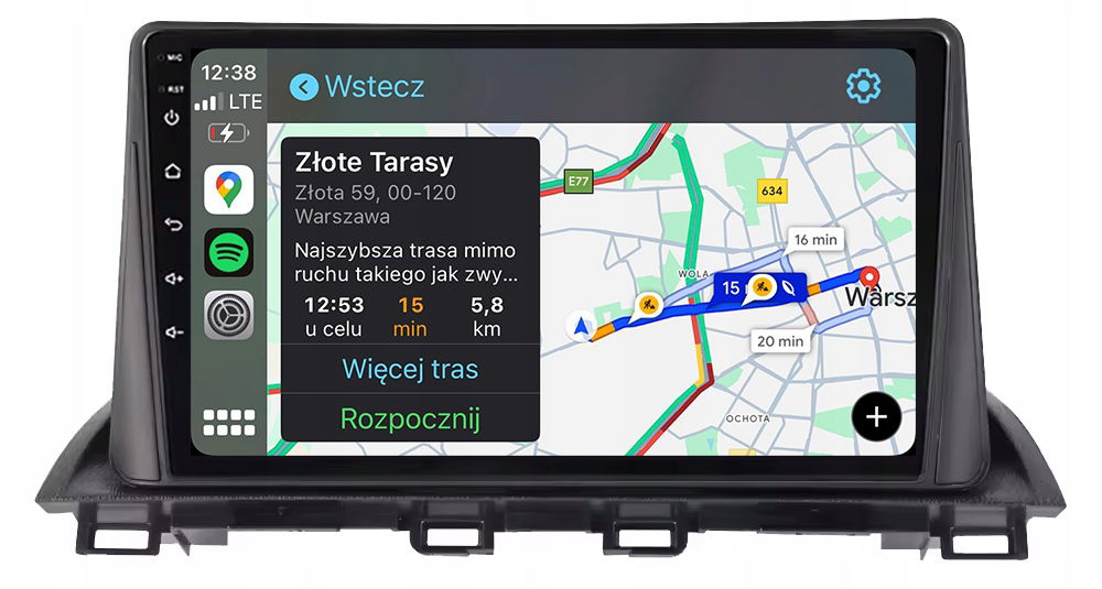 Mazda 3 2013-2018 Rádio Navigácia Android Carplay Mapy