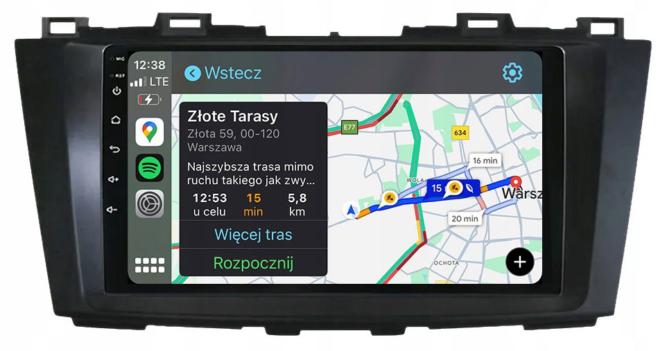Mazda 5 2010-2015 Najnovšie Android Carplay Rádio Navigácia