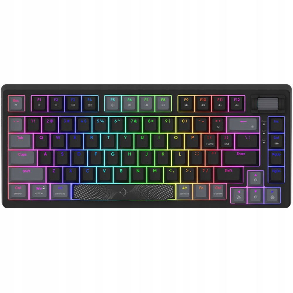 Mechanická klávesnica pre hráčov Rgb, Aqirys Adara Mini Le, Usb-c 75%