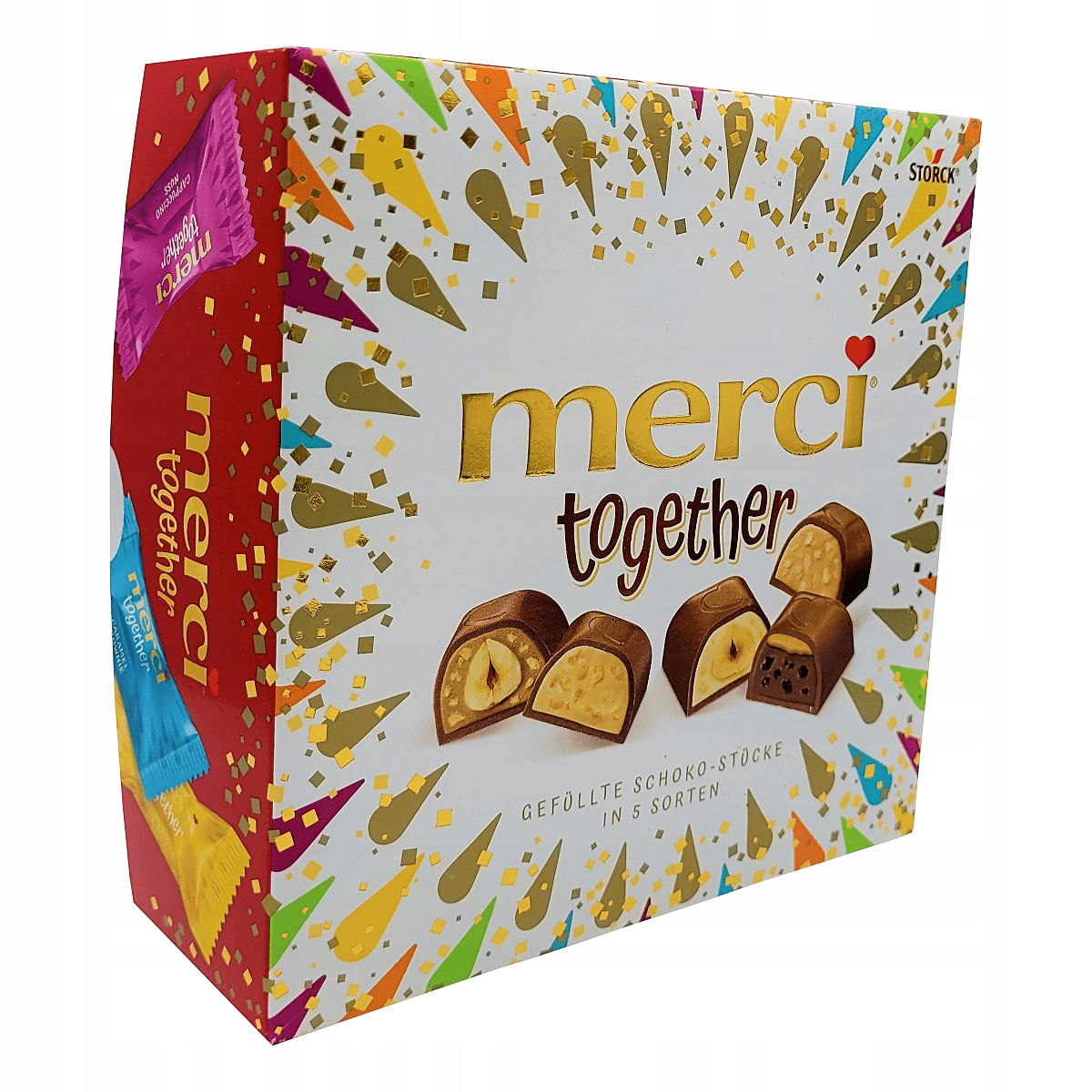 medvedík Merci Together cukríky, pralinky bombonierka 175 g
