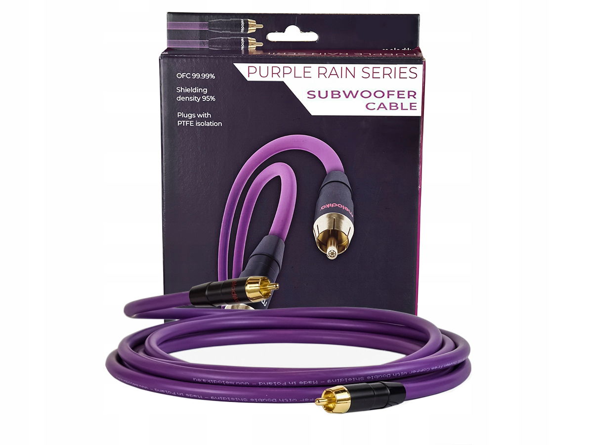 Melodika MDSW100 Kabel Rca Do Subwoofera 10 m