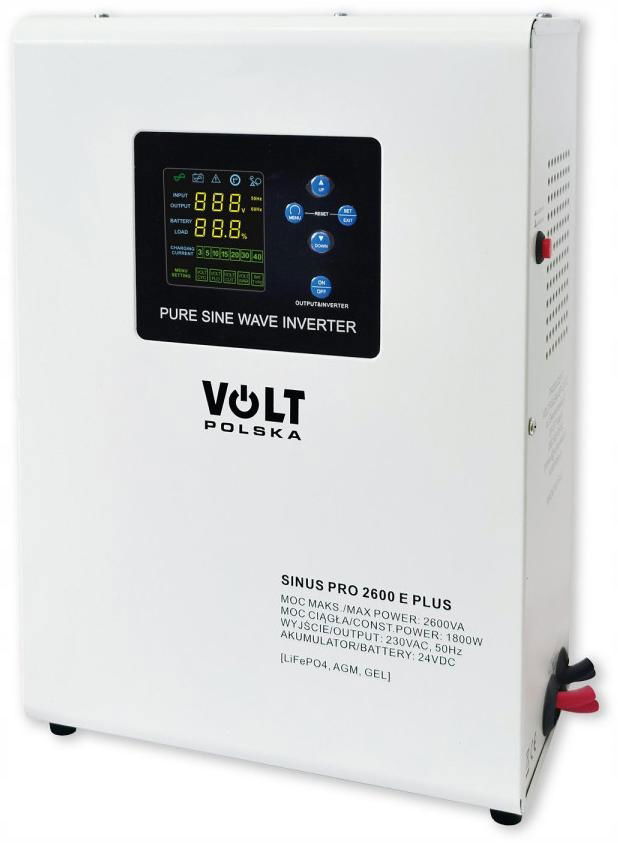 Menič Volt Polska Sinuspro 2600 E Plus 24/230V (1800/2600W) [agm, Ge