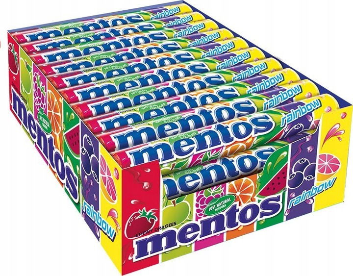 Mentos Rainbow 37,5 g/40