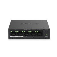 Mercusys prepínač MS105GP (5xGbE,4xPoE+,65W,fanless)