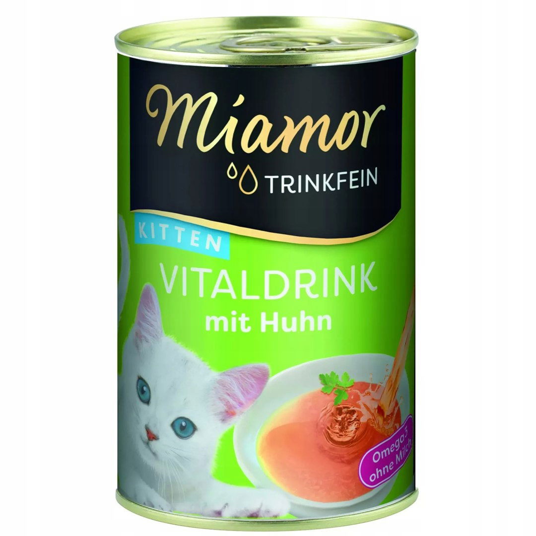 Miamor Vitaldrink Kitten polievka pre mačiatka s kuracou príchuťou 135 ml