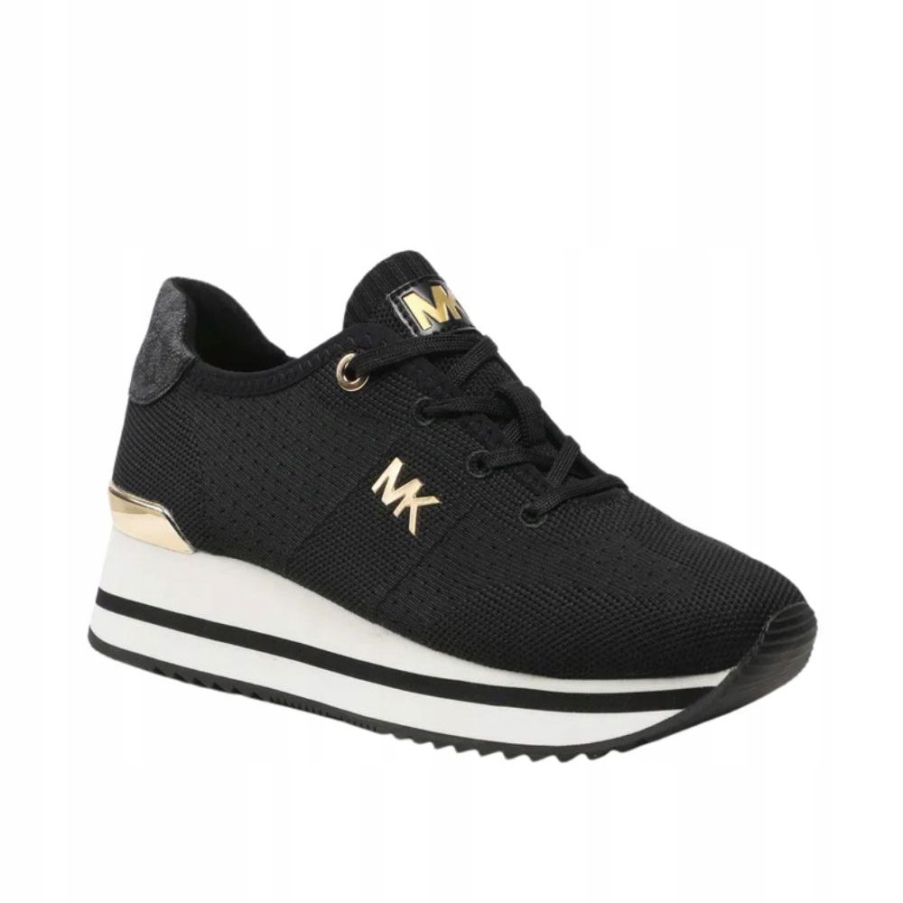 Michael Kors Čierne dámske tenisky Monique Knit Trainer 38