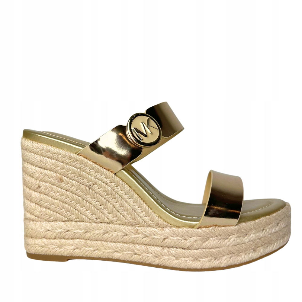 Michael Kors Zlaté sandále Lucinda Wedge 40