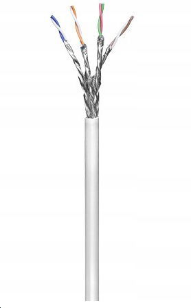MicroConnect S/ftp CAT6 100 m biely, Pvc