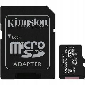 MicroSDXC SDCS2/512GB Uhs-i v2 Kingston