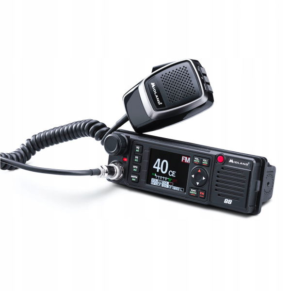 Midland 88 12/24V RFgain Dsq 1Din Highpower