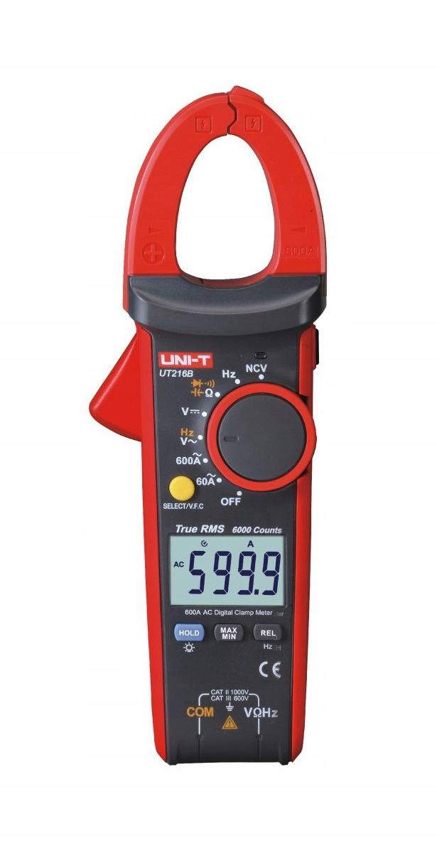 MIE0188 Kliešťový merač 600 A TrueRMS model UT216B