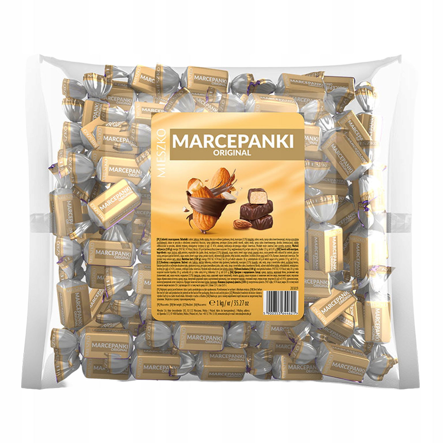 Mieszko Marcipanki čokoládové cukríky s marcipánom 1 kg