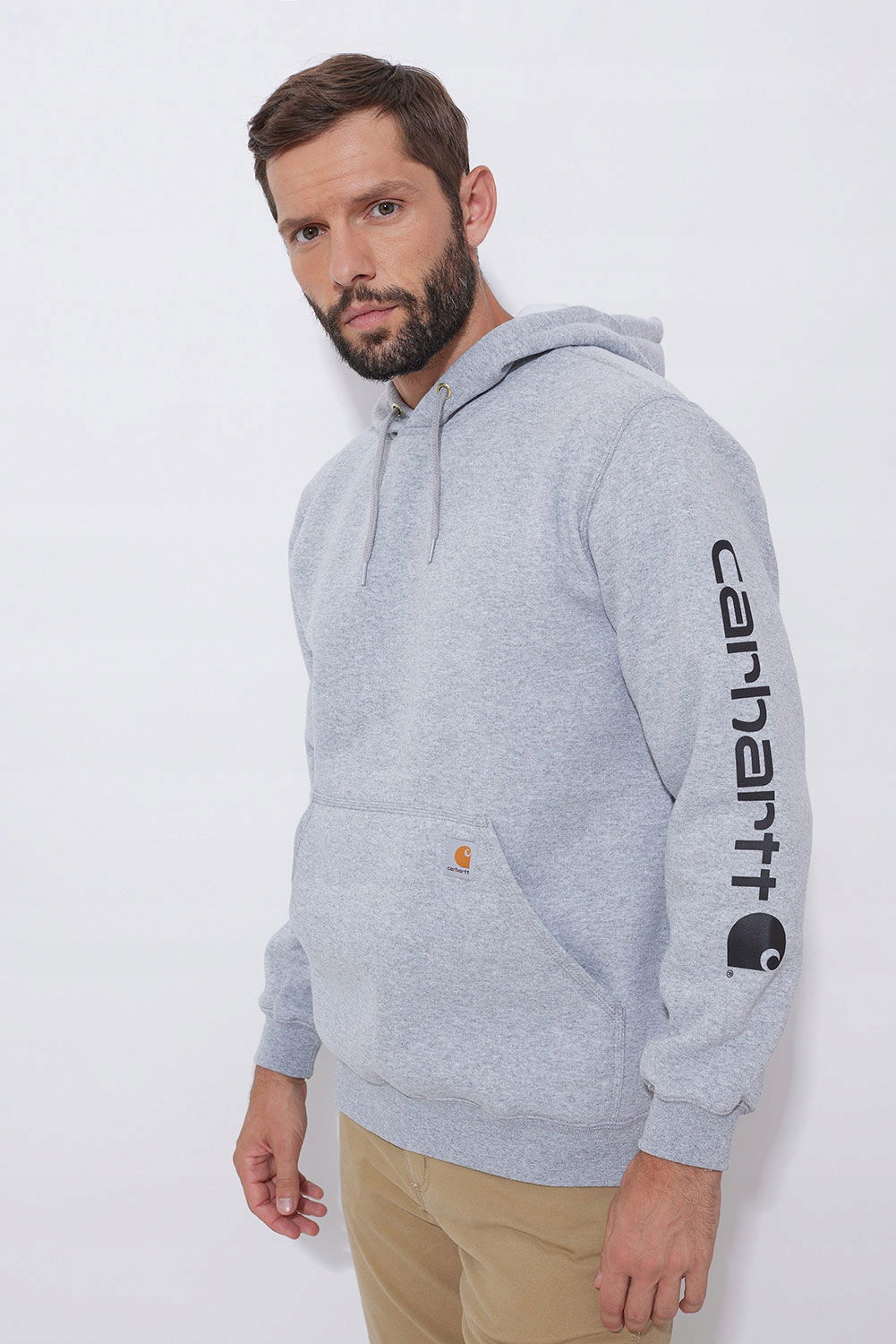 Mikina Carhartt Midweight s logom na rukáve