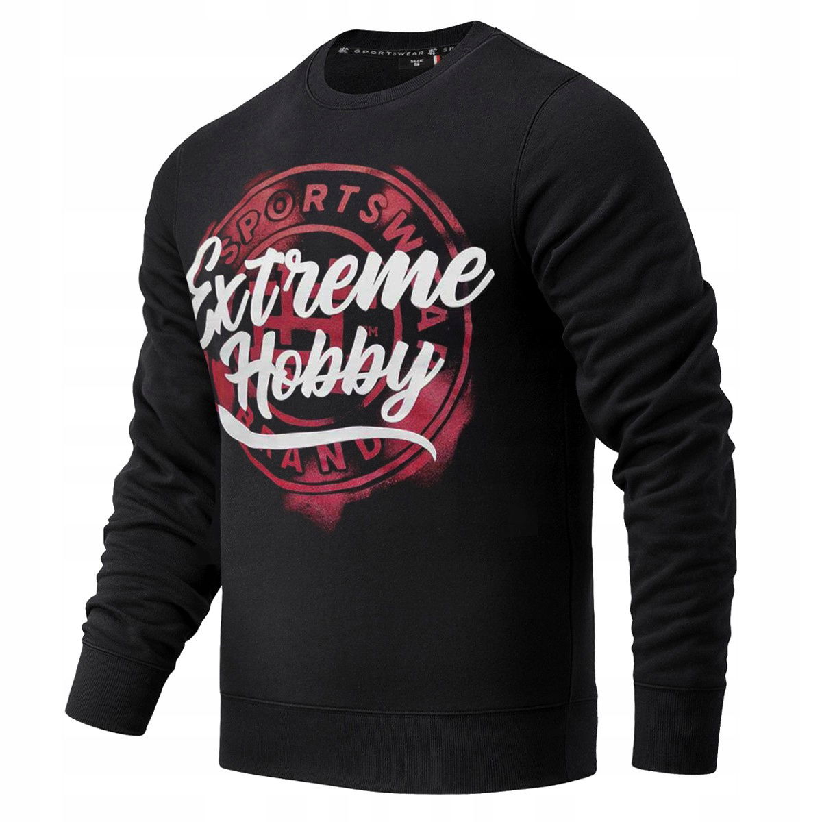 Mikina Crewneck Badge S Čierna
