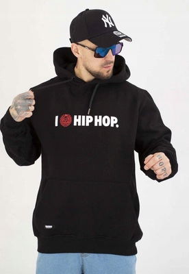 Mikina Mass s kapucňou Feelings čierna