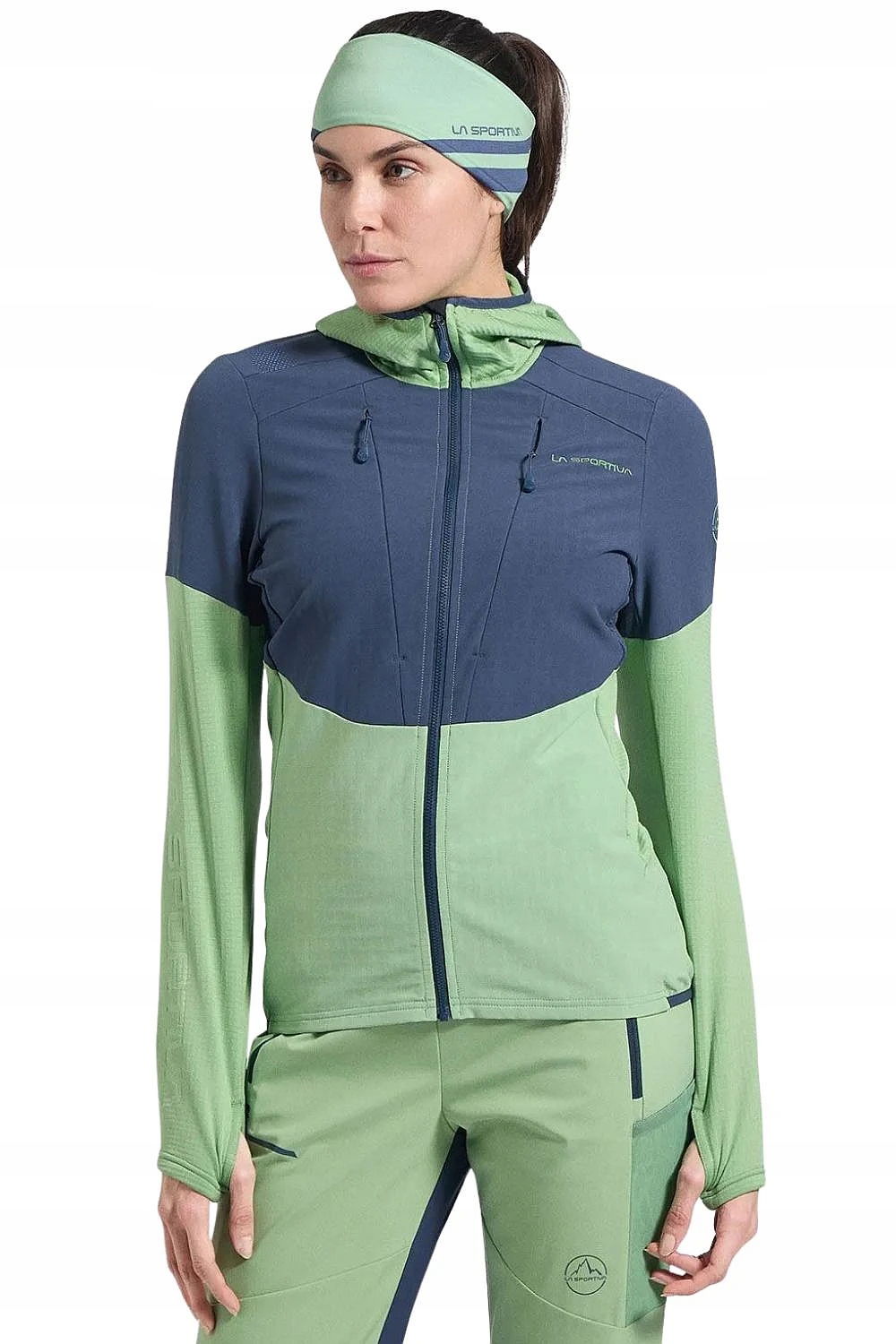 Mikina na zips La Sportiva Session Tech Hoody nočná