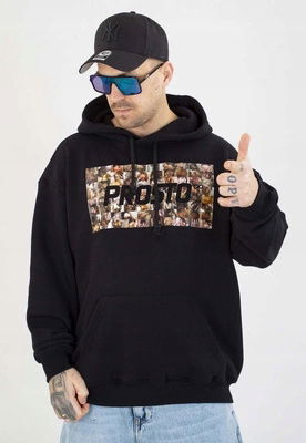 Mikina Prosto s kapucňou Cams čierna