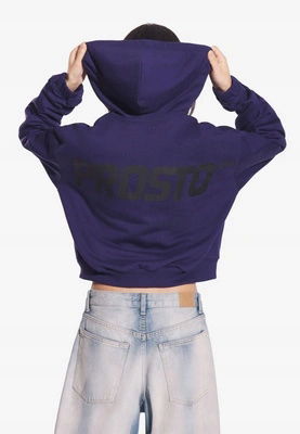 Mikina Prosto S kapucňou Zip Bomb navy