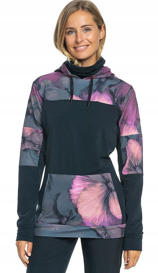 mikina Roxy Winter Valley KVJ2/True Black Pansy