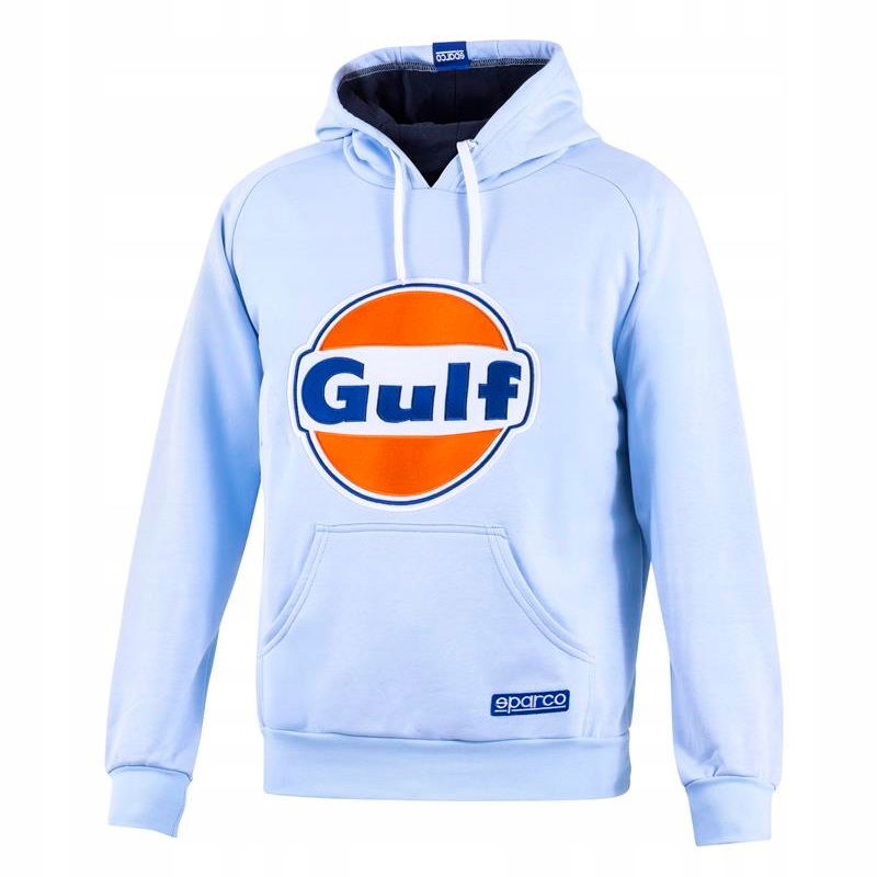 Mikina s kapucňou Sparco Gulf modrá XXL