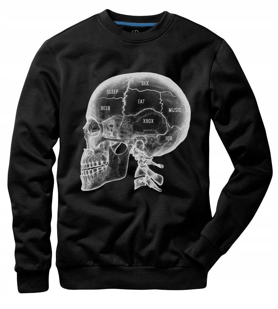 Mikina Skull Black Underworld 2XL