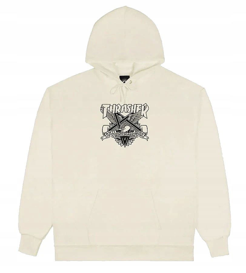 mikina Thrasher Eaglegram X Antihero Hood Sand