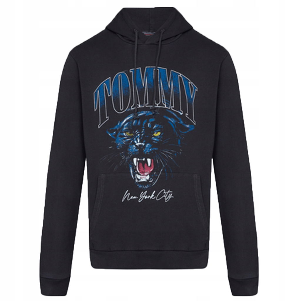 Mikina Tommy Jeans Logo DM0DM18399 čierna